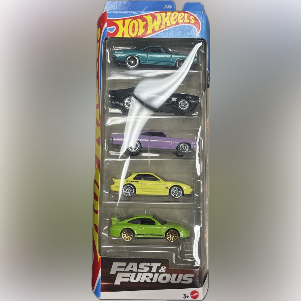 Hot Wheels Fast & Furious 5-Pack (JBJ80 | Mixed Movie Cars)